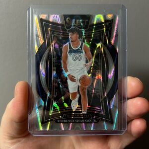 Terrence Shannon Jr. Select Rookie Basketball Card - Black & White Holo